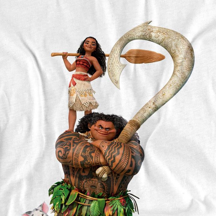 Immagine prodotto Moana Maglietta Maui Accatastato Adulto Unisex (XL)