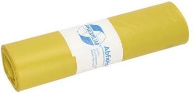 Produktbild Neutralware Müllsack PREMIUM 57,5 x 100 cm (B x H) 70l Polyethylen gelb 25 St./Pack. (25 x, 70 l)