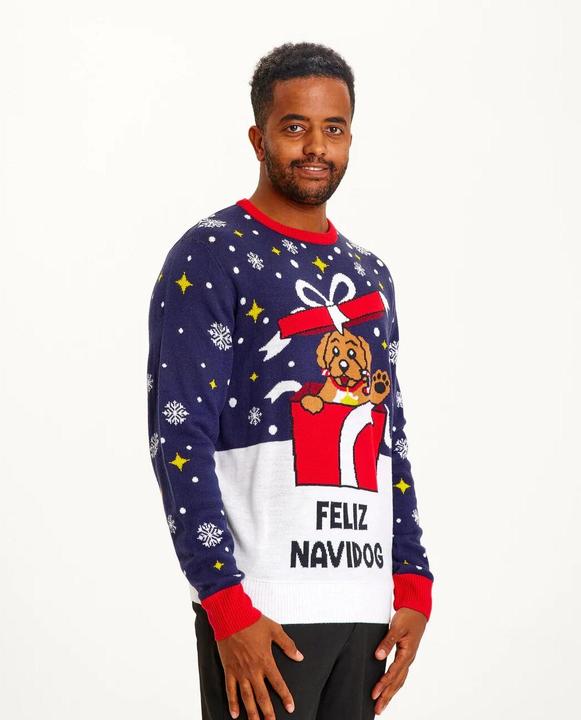 Actual product image Christmas Sweats Feliz Navidog (S)