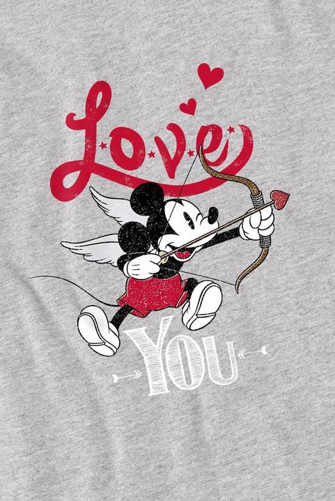 Immagine prodotto Disney Love You Maglietta San Valentino Topolino Cupido Bambini (152, 158)
