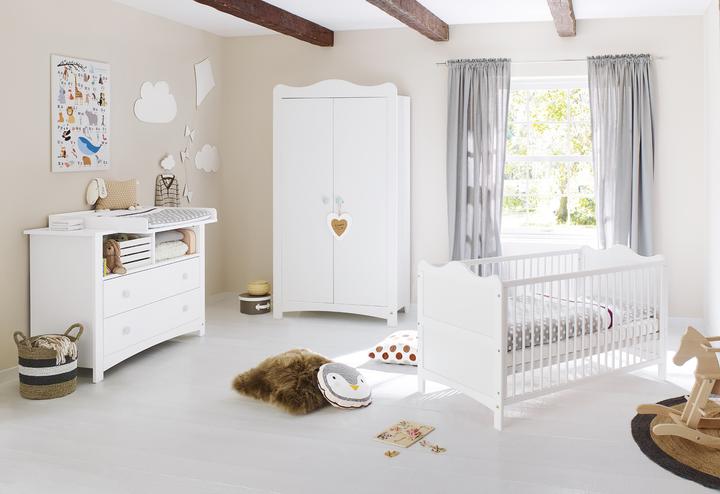Actual product image Pinolino Florentina (Baby cot, Changing unit, Children's wardrobes)