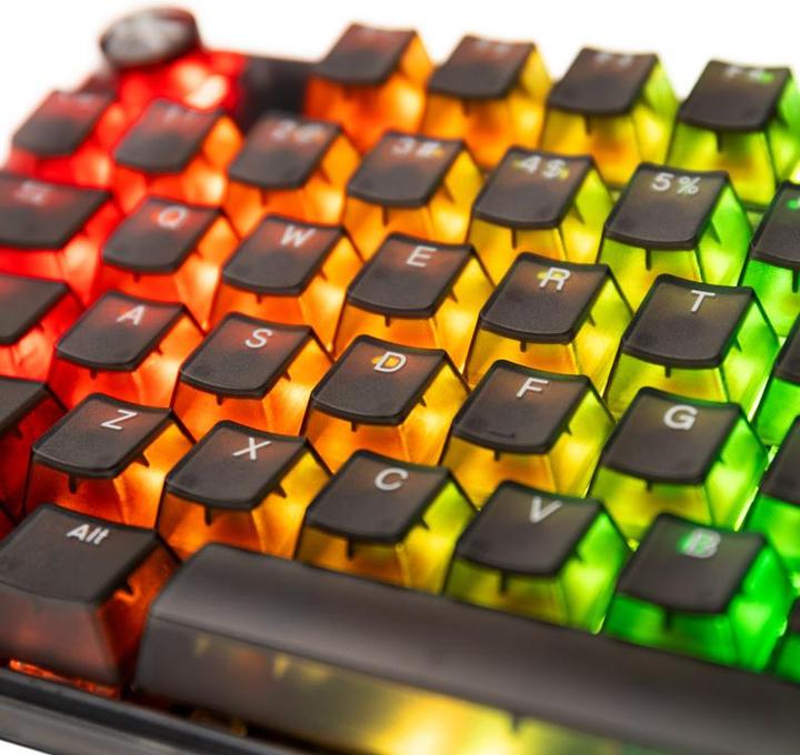 Produktbild Ducky One 3 Aura Black TKL Gaming Tastatur, RGB LED - MX-Brown (US) (US, Kabelgebunden)