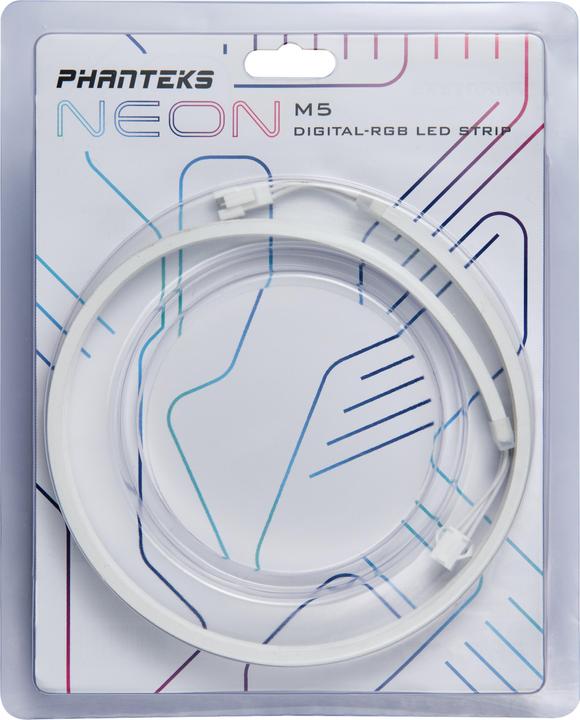 Actual product image Phanteks Neon Digital RGB LED Strip - 55 cm, white (Multicoloured)