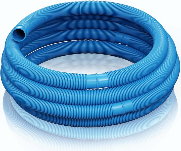 Produktbild Wiltec Poolschlauch 12 m ⌀38 mm Schwimmbadschlauch mit Muffe Saugschlauch