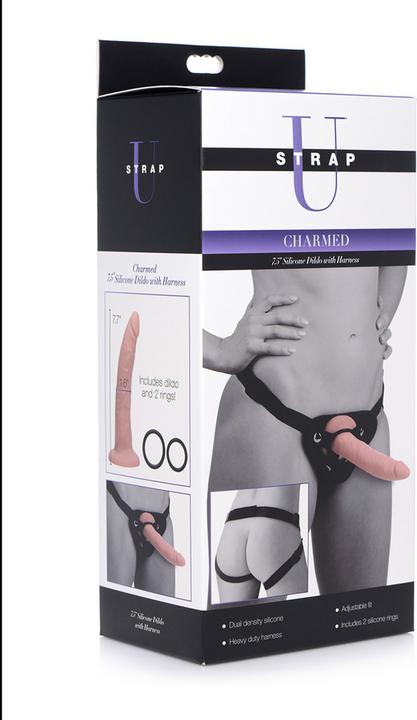 Actual product image XR Brands Charmed Dildo with Harness