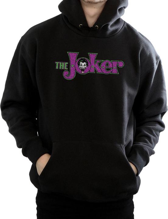 Image du produit - Sweat à capuche THE JOKER CRACKLE LOGO - Homme (S)
