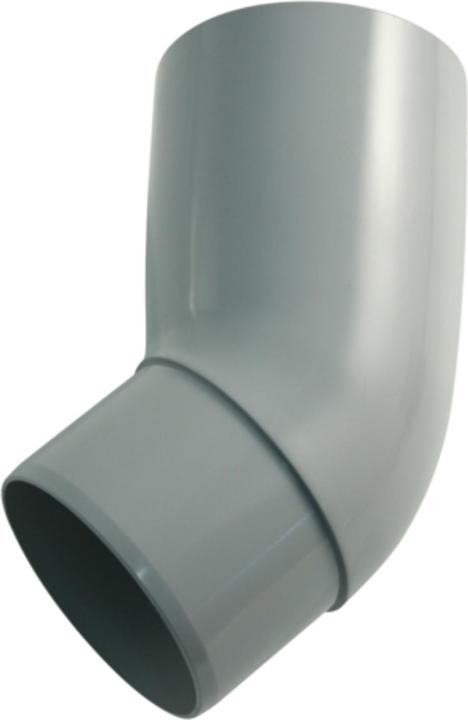 Actual product image House of Marley Marley downpipe bend plastic round 45 degrees window grey RAL 7040 NW 75 mm