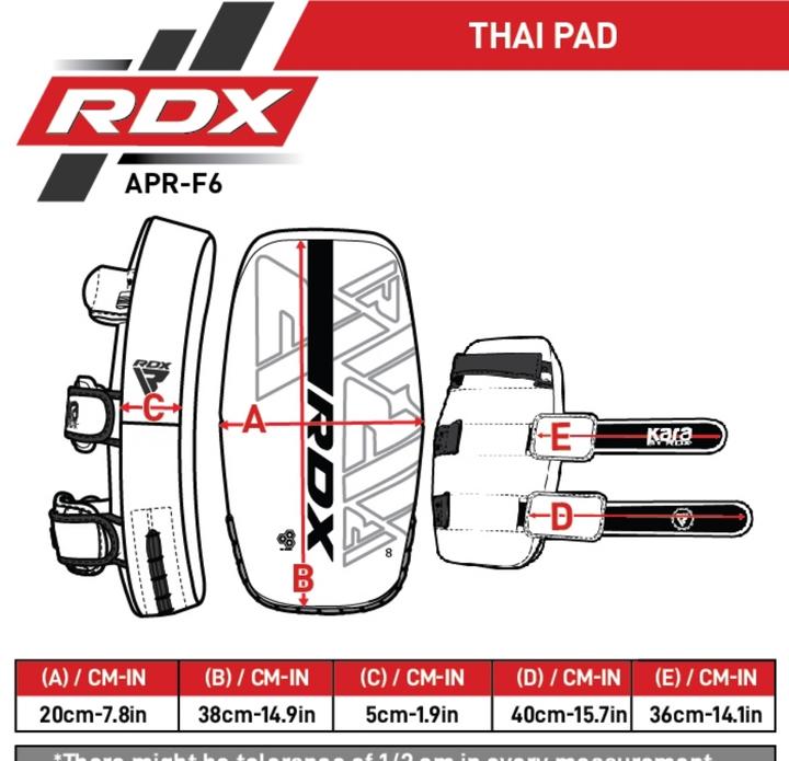 Produktbild Rdx Thai Pad F6 (1 Stück) (One Size)