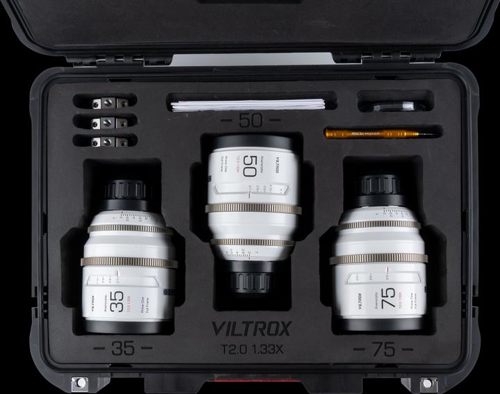 Immagine prodotto Viltrox SET di lenti anamorfiche 35/50/75 mm T2.0 1.33X con attacco PL (L-mount, Full-frame)