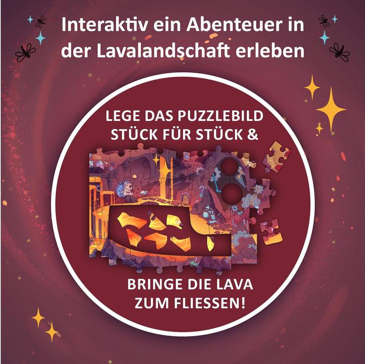 Produktbild Kosmos Adventure Puzzle: In den Tiefen des Vulkans (258 Teile)