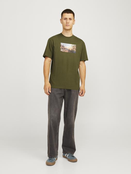 Produktbild Jack & Jones Gedruckt Rundhals T-shirt T-shirt (XS)