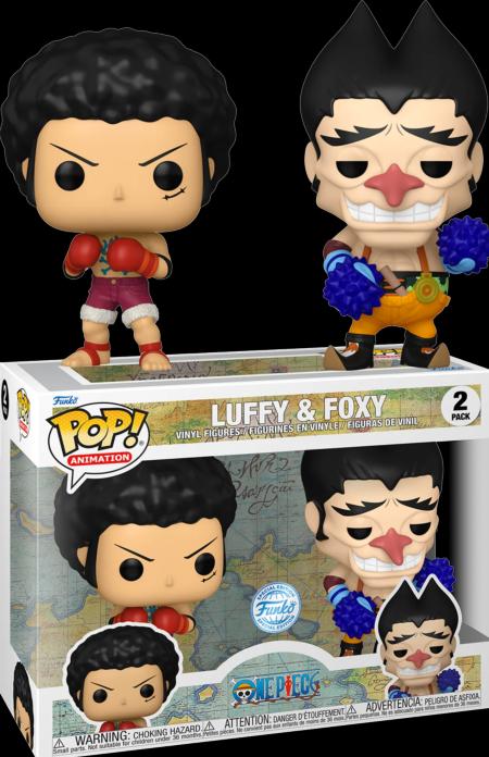 Image du produit Funko POP! 2-Pack One Piece Luffy & Foxy Exclusive