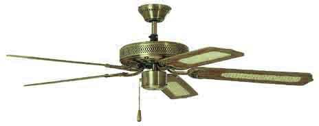 Actual product image Deko Ceiling Fan Paloma Plus with Pull Cord 132 cm