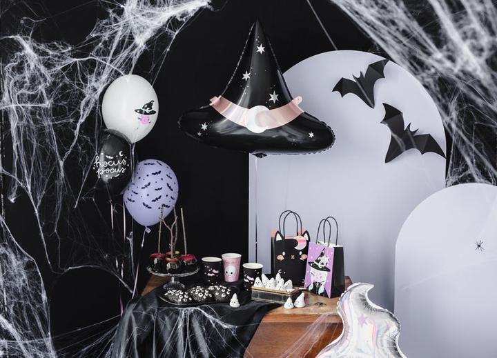 Image du produit Partydeco Chapeau de sorcière Ballon en plastique Sorcières et fête d'Halloween (1 x)
