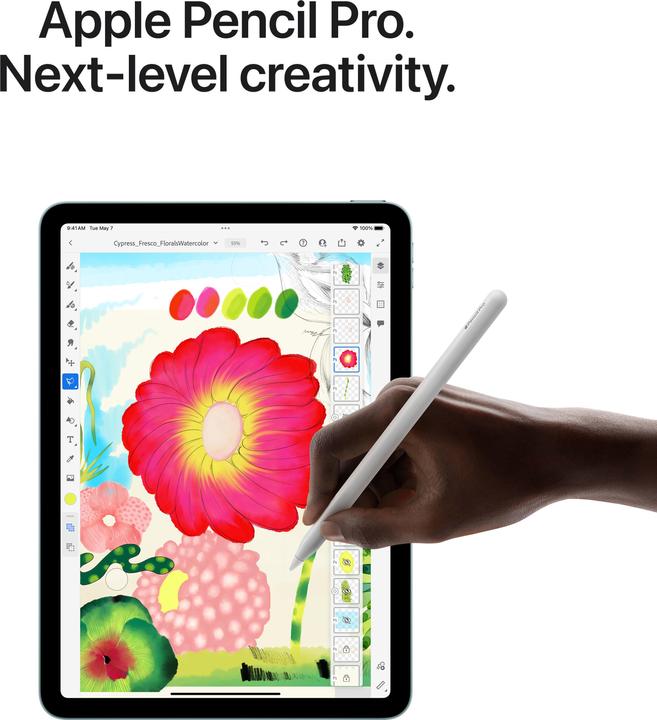 Produktbild Apple iPad Air 13 2024 (M2) (5G, 13", 512 GB, Starlight)