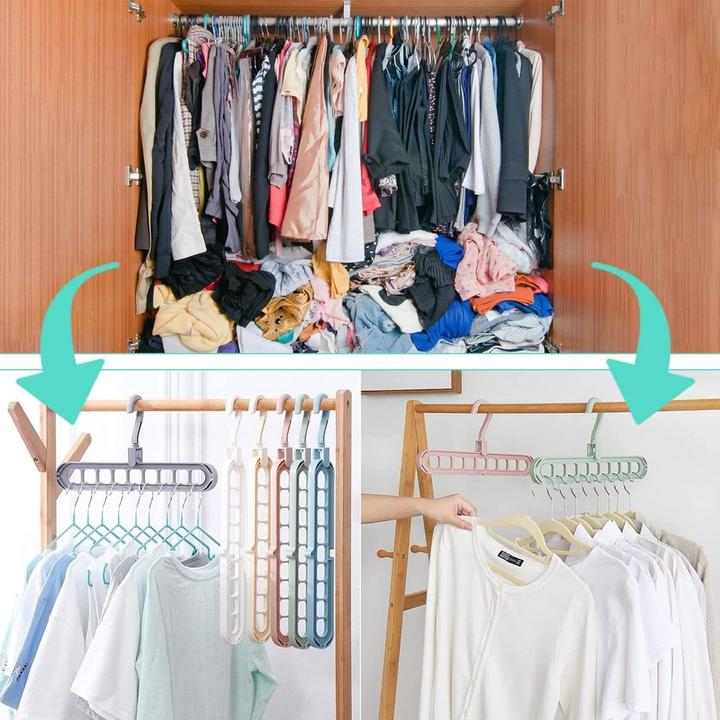 Actual product image König Design Magical space-saving trouser hanger Coat hanger Trouser hanger Multiple trouser hangers (1 x)