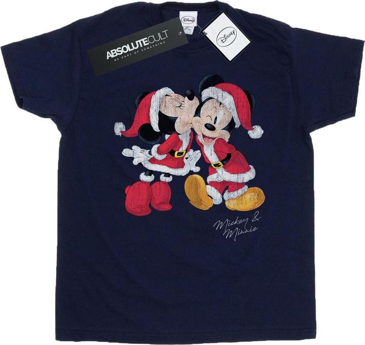 Produktbild Disney Mickey And Minnie Christmas Kiss TShirt (3XL)