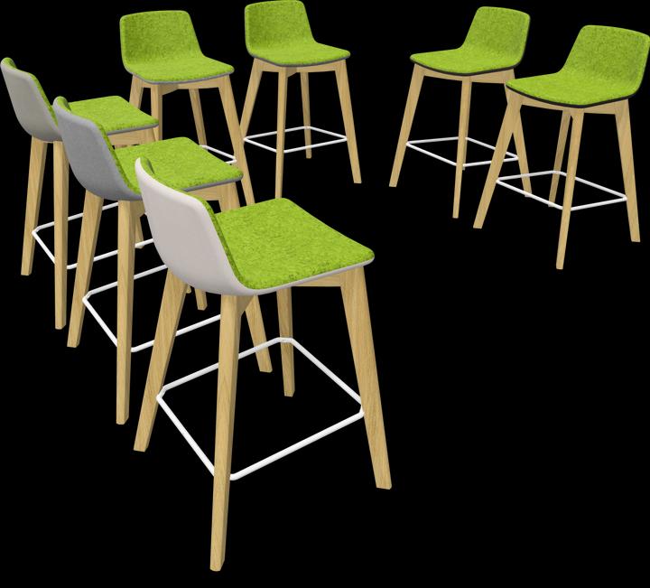 Immagine prodotto Narbutas Sgabello da bar Twist & Sit