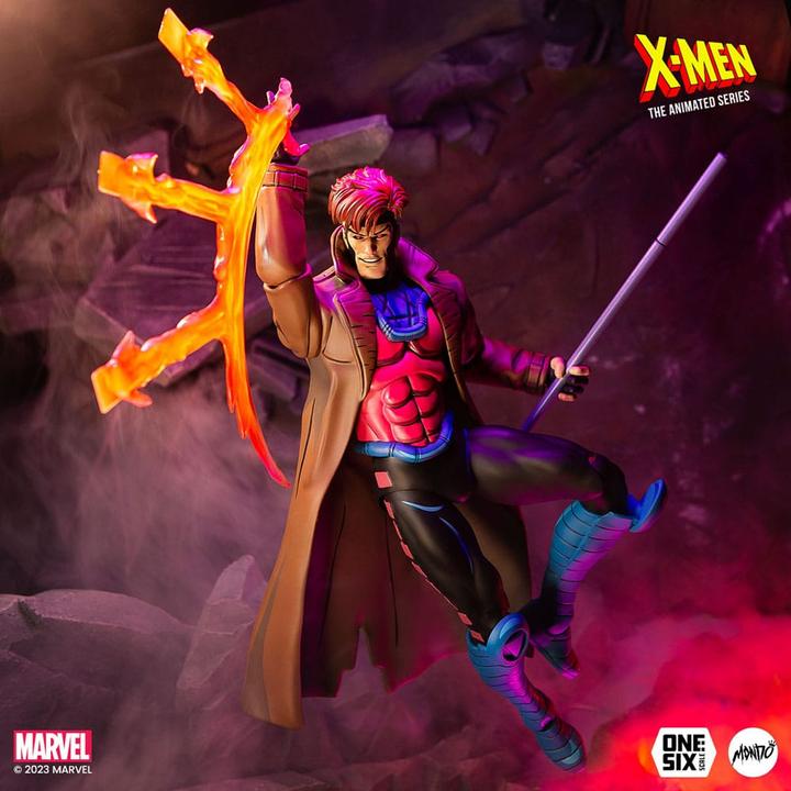 Actual product image Mondo X-Men: The Animated Series action figure 1/6 Gambit 30 cm