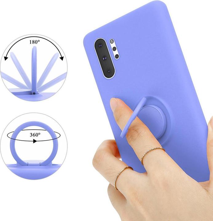 Actual product image Cadorabo TPU Liquid Ring Silicone Case Cover (Samsung Galaxy Note 10 Plus)