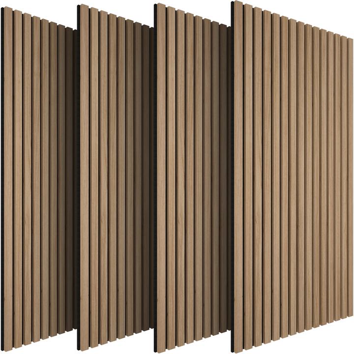 tectake Acoustic Panel Set Sonic Wall - sound-absorbing felt, size adjustable (4 pcs.)