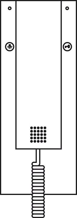 Produktbild Siedle S. & Soehne Handapparat 15505 weiss für Telefone Serie 700