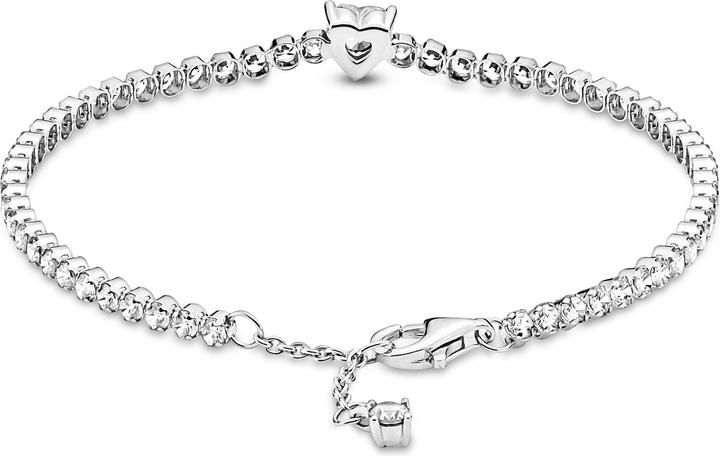 Pandora Tennis Armband (18 cm, Sterling Silber 925)