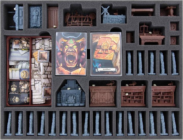 Produktbild Feldherr HB02SET - Schaumstoff-Set + Tokenhalter für HeroQuest (2021) Grundspiel + Die Bas (Schaumstoff)