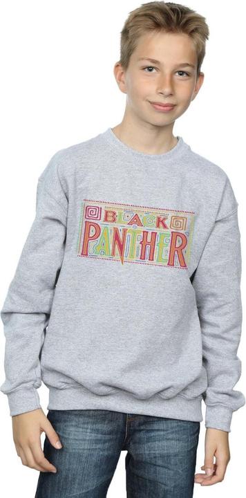 Immagine prodotto Black Panther Tribal Logo Felpa Ragazzi (152, 158)