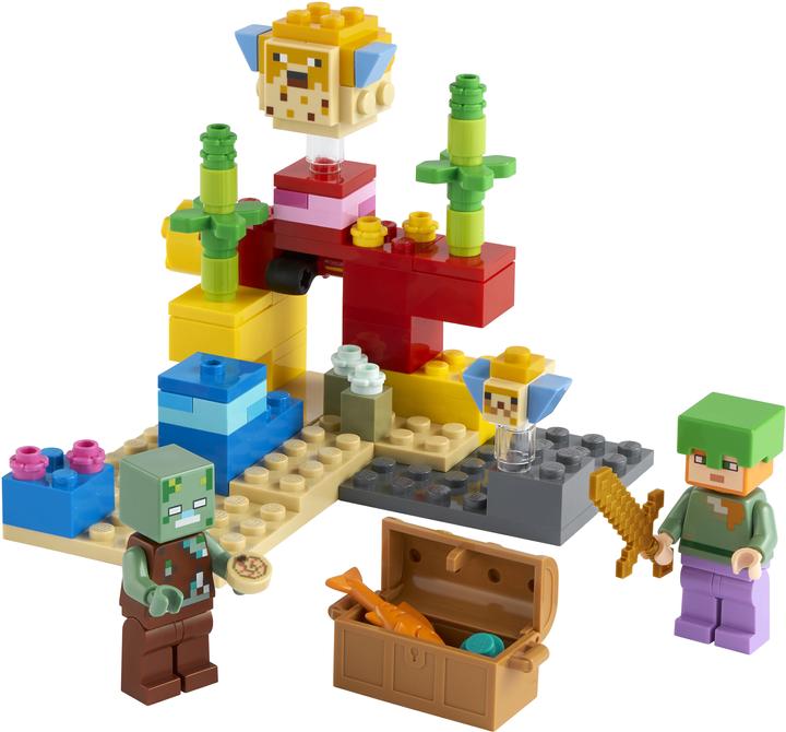 Actual product image LEGO The coral reef (21164, LEGO Minecraft)