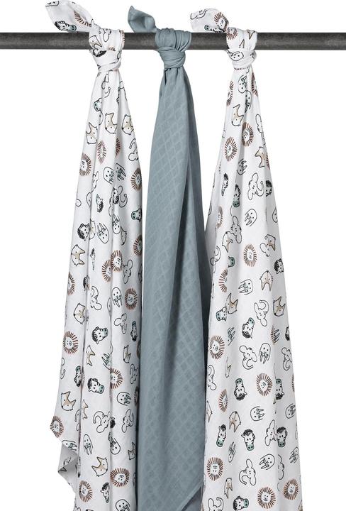 Actual product image Meyco muslin swaddles (120 cm, 120 cm)