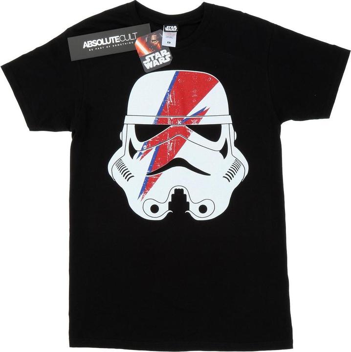 Actual product image Star Wars Mens Stormtrooper Glam Lightning Bolt T-Shirt (XXL)