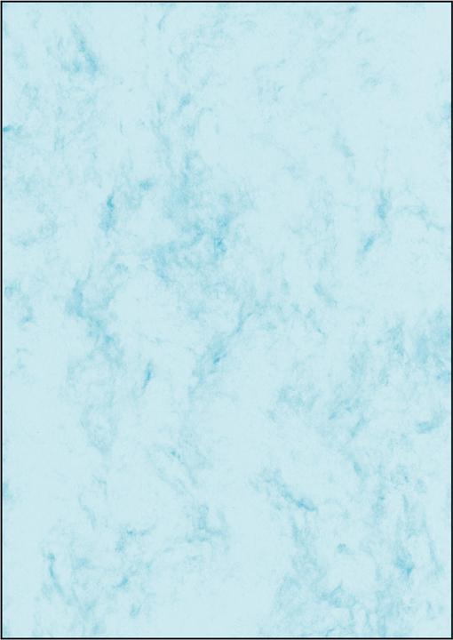 Image du produit Sigel Papier marbré bleu A4 (90 g/m², 100 x, A4)