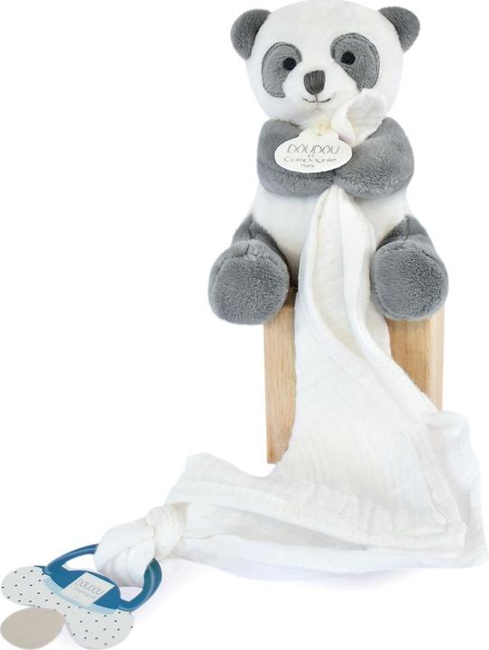 Doudou et Compagnie Unicef Panda Schmusetuch 12cm (MQ4)**