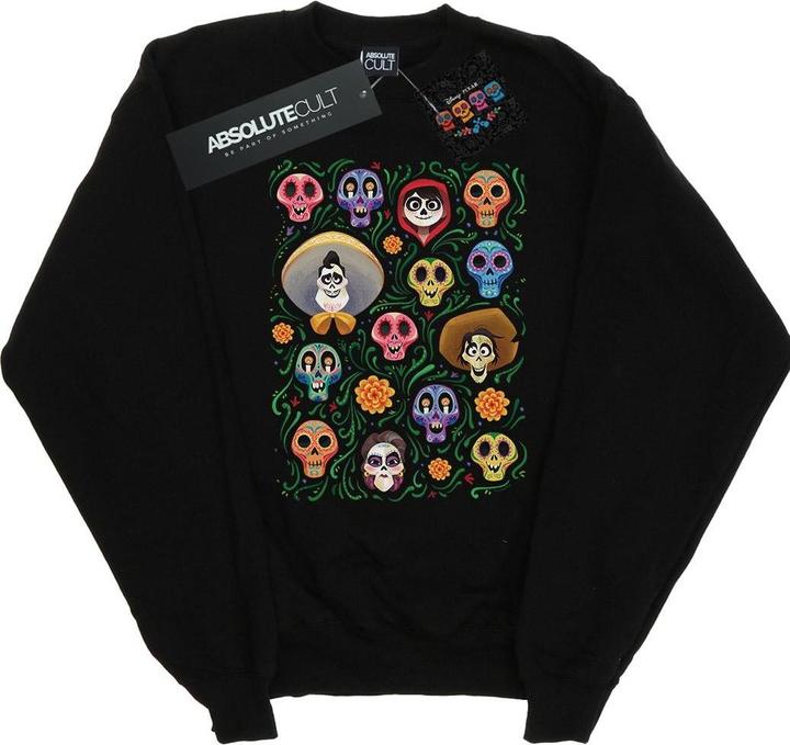 Disney Coco Heads Pattern Sweatshirt Mädchen