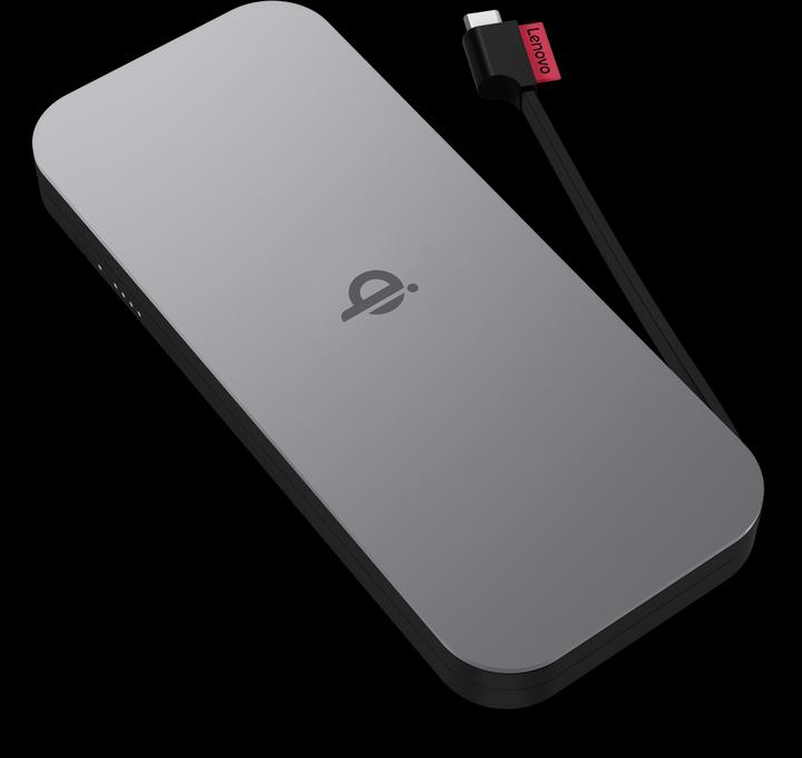 Immagine prodotto Lenovo Banca di alimentazione mobile Go USB-C + Qi Wireless (10000 mAh, 27 W, 38.50 Wh)