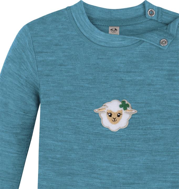 Actual product image Normani 2-pack baby merino longsleeve "Taupo" - 9465 (68)