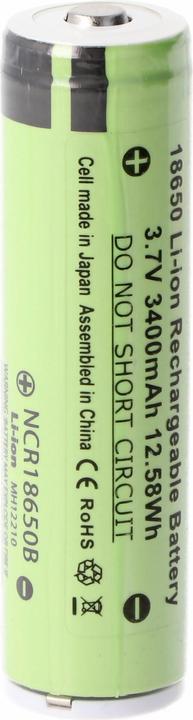 Immagine prodotto Panasonic Batteria adatta a icucam (3 pz., 18650, 3400 mAh)