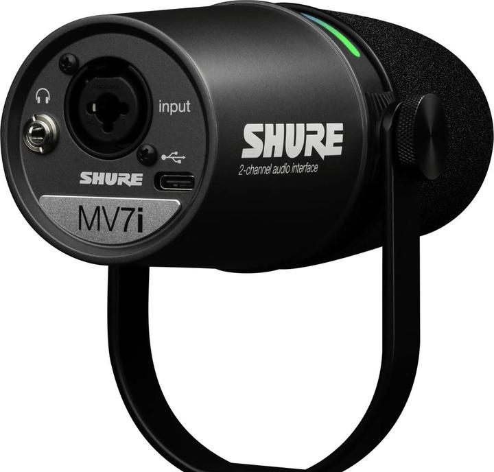 Image du produit Shure MV7i Mikrofon mit integriertem Interface