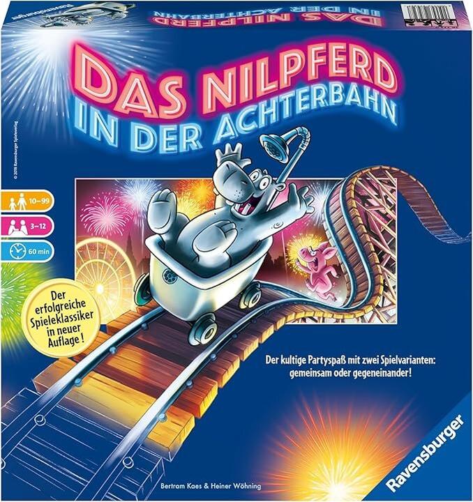 Immagine prodotto Ravensburger RAV L'ippopotamo sulle montagne russe Bambini 22361 (Tedesco)