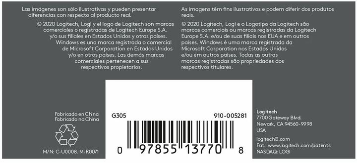 Produktbild Logitech G G305 Lightspeed (Kabellos)