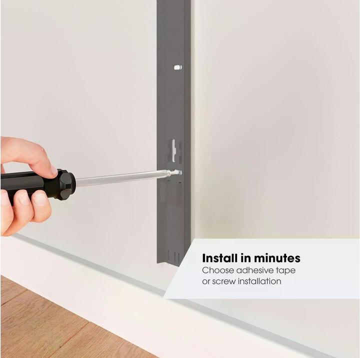 Actual product image Vogels Cable duct,80cm,Black,Vertical or horizontal mountable (Duct, 80 cm)