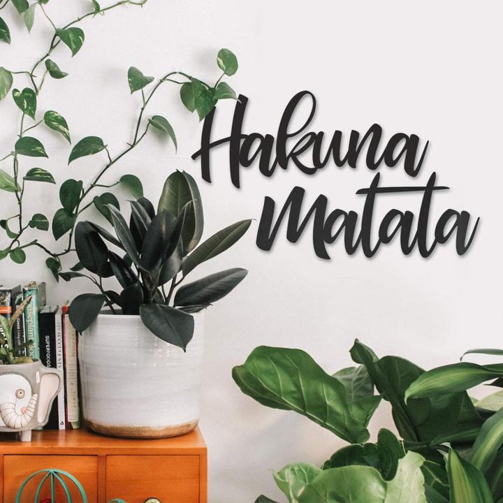 Actual product image Trenddeko Hakuna Matata (2 parts) (191 x 40 cm)