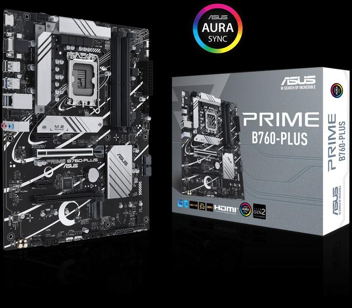 Produktbild ASUS Prime B760-PLUS (LGA 1700, Intel B760, ATX)