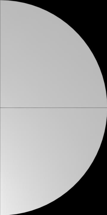 Actual product image MC Half-round extension element for MyTable Y and Z double desk with black frame