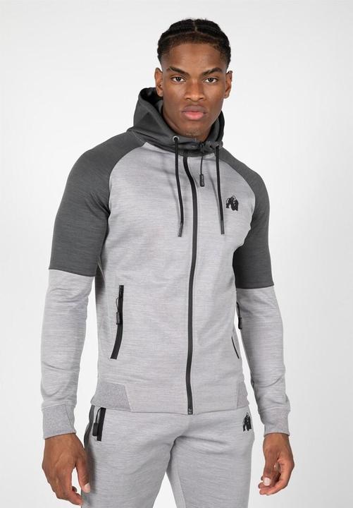 Immagine prodotto Gorilla Wear Giacca da ginnastica Sullivan Grigio (XXL)