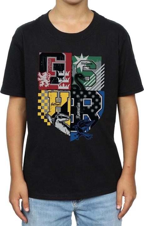 Produktbild Boys Hogwarts Houses Cotton T-Shirt (152, 158)