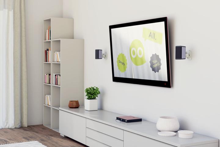 Immagine prodotto Goobay Universale (1 coppia, Installazione a parete, Perno di rotazione, Inclinabile)