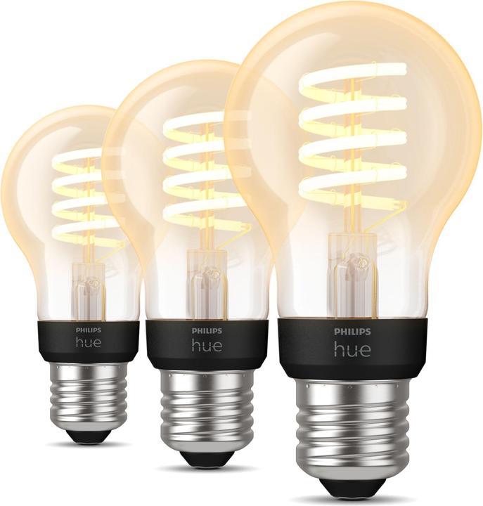 Actual product image Philips Hue E27 - Filament lamp (E27, 7 W, 550 lm, 1 x, G)