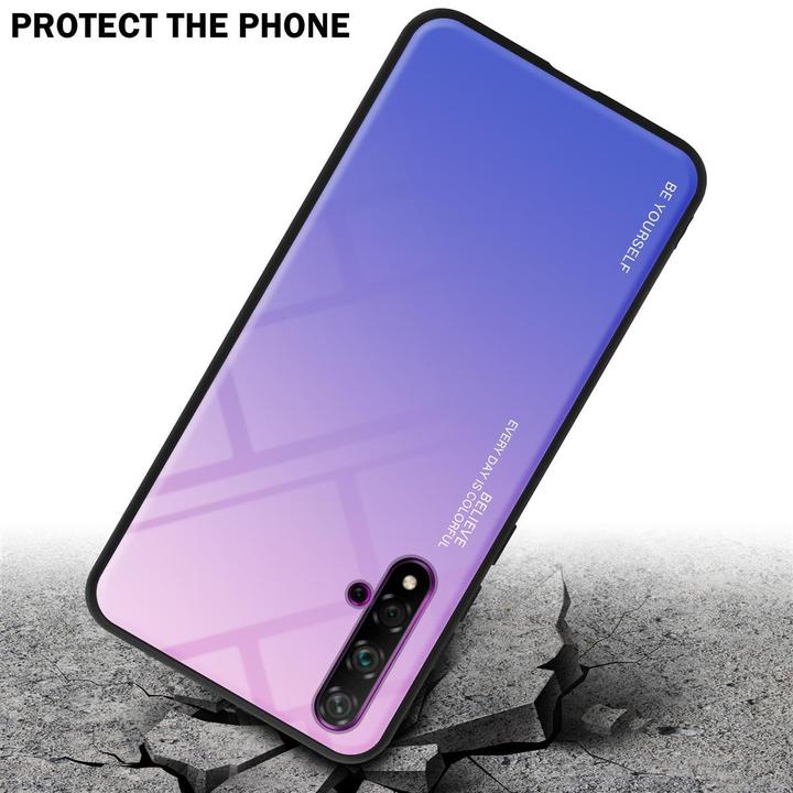 Actual product image Cadorabo TPU 2 colors glass cover (TCL 20S, Huawei Nova 5T, K20)